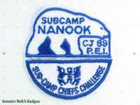 Click to enlarge CJ'89 Nanook Subcamp Chief's Challenge Set